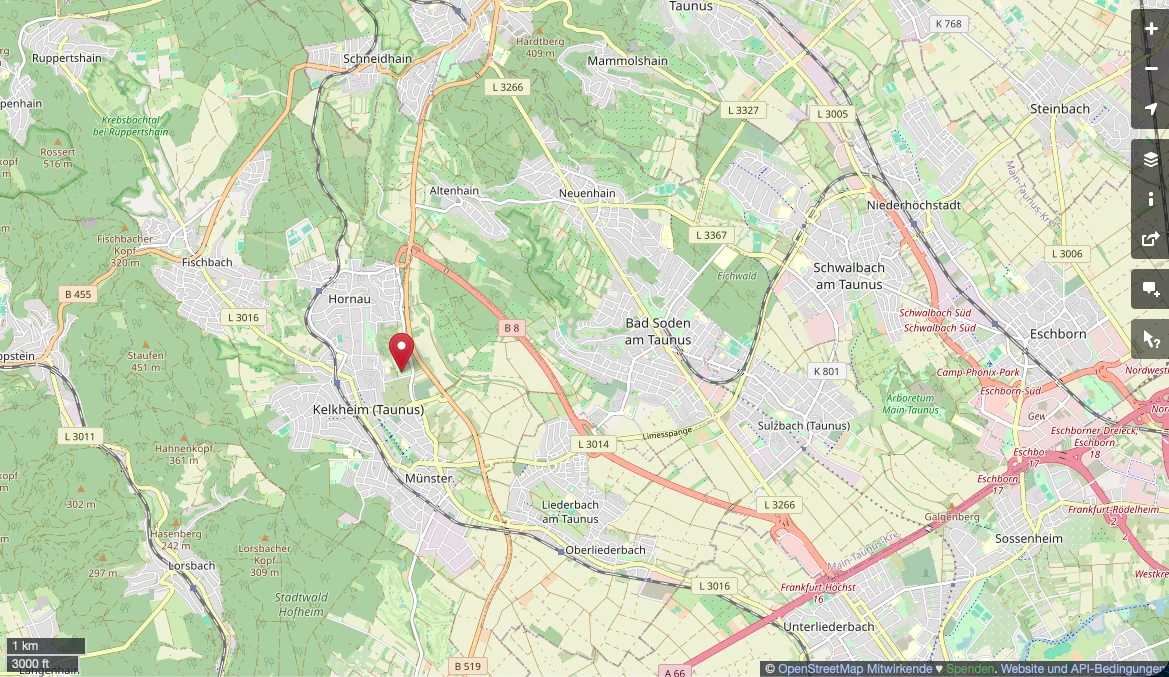 Anfahrt Sportpark Kelkheim OpenStreetMap